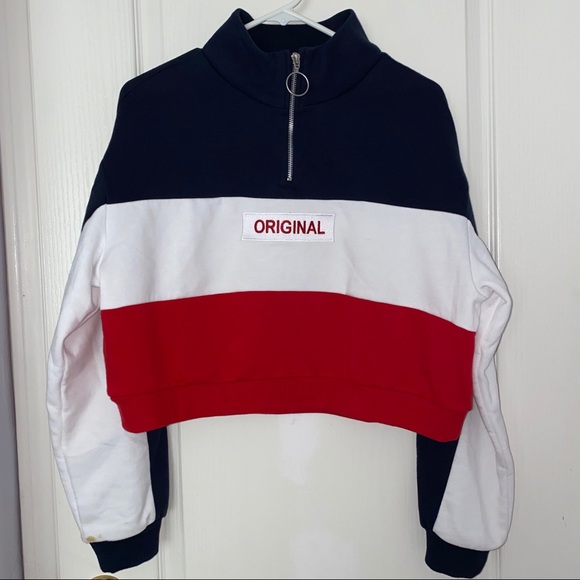 Divided Tops - H&M Half Zip Up Sweater